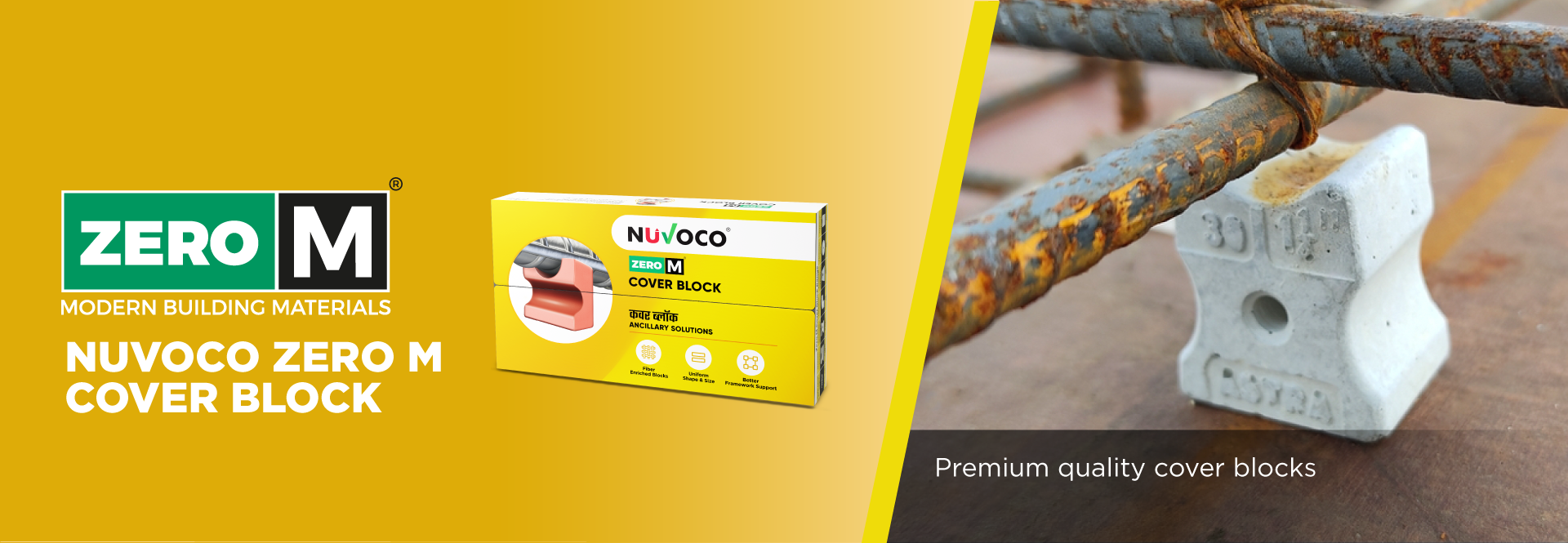 Zero M Cover Block Manufacturer & Supplier in India | Nuvoco Vistas
